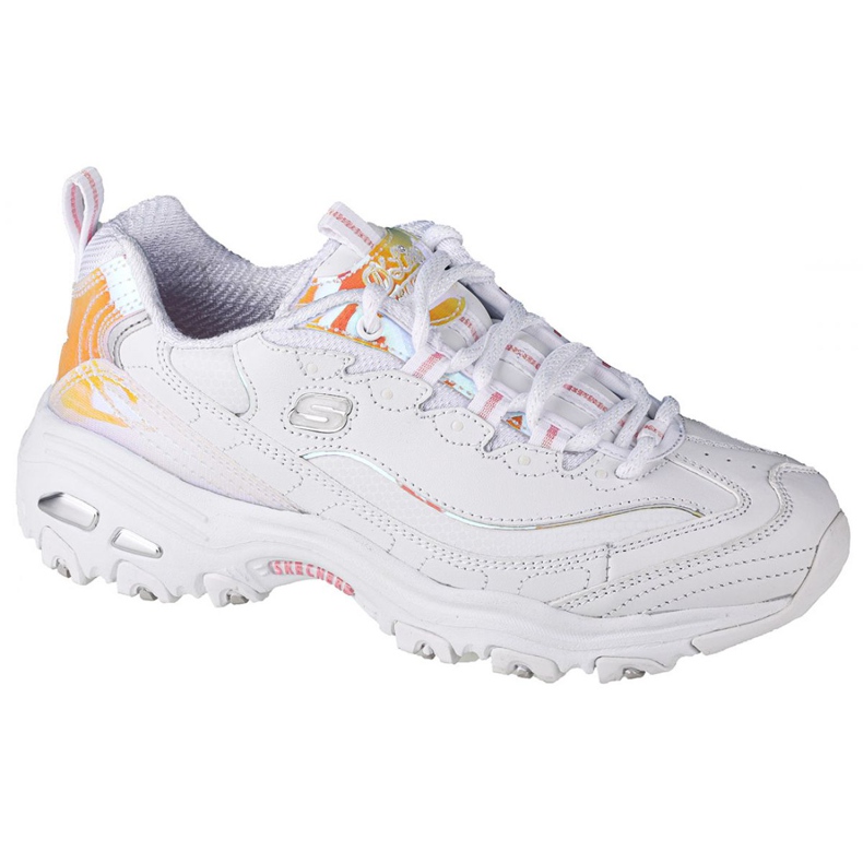 Sapatos Skechers D'Lites Pearly Glow W 149142-WHT branco Sapatos Skechers D'Lites Pearly Glow W 149142-WHT branco