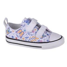 Converse Chuck Taylor All Star 2V Ox Jr 770655C branco azul marinho