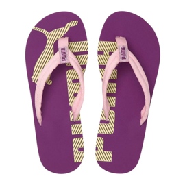 Chinelos femininos Puma Epic Flip v2 roxo 360248 53 rosa