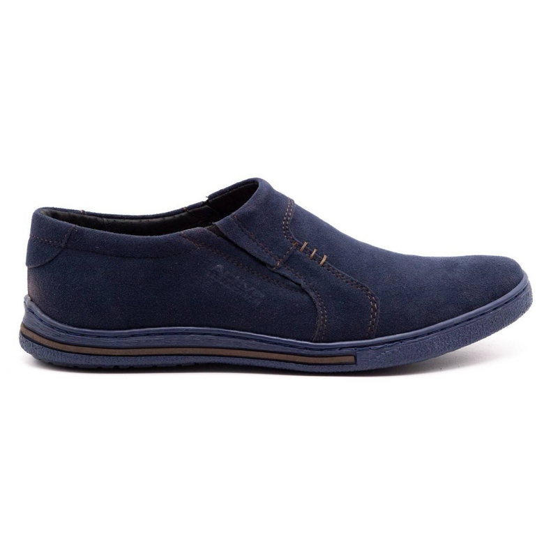 Polbut Sapatos masculinos 334Z azul marinho