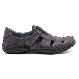 Polbut Sapatos de verão 260 cinzentos com bordados abertos cinza Polbut Sapatos de verão 260 cinzentos com bordados abertos cinza