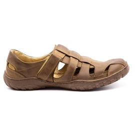 Polbut Sapatos perfurados masculinos 237 para marrom verão castanho