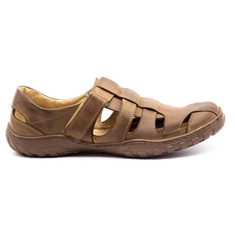 Polbut Sapatos perfurados masculinos 237 para marrom verão castanho