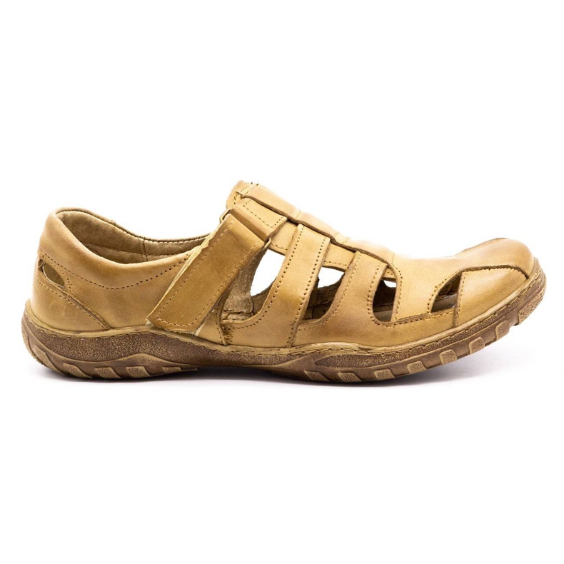 Polbut Sapatos perfurados masculinos 237 para bege verão