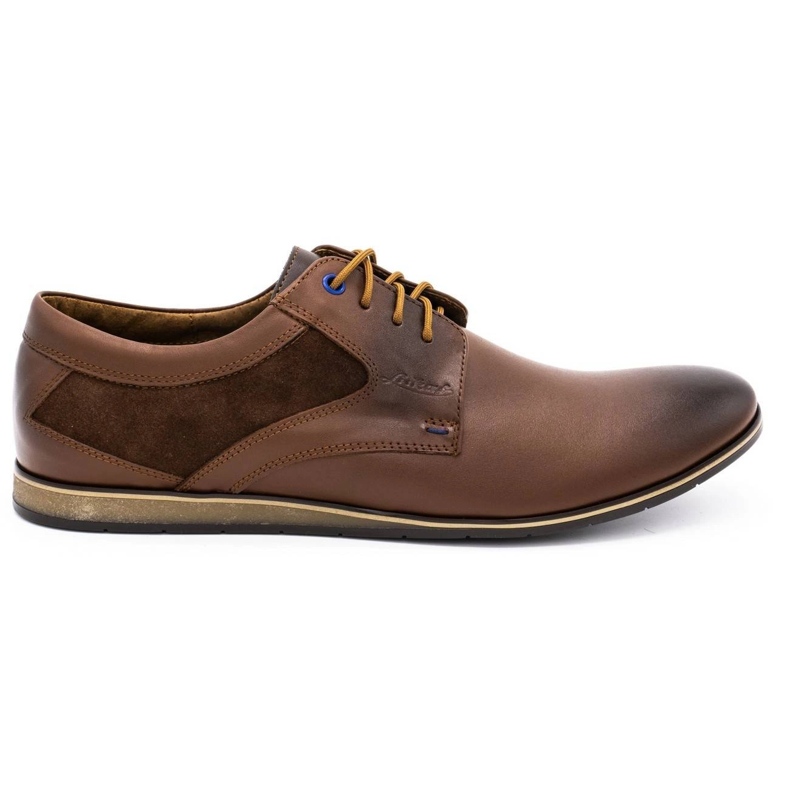Lukas Sapatos masculinos casuais 275LU marrom castanho