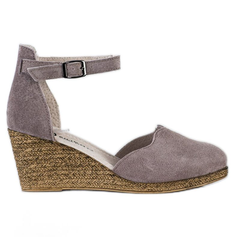 Filippo Sandálias de couro com cunha castanho Filippo Sandálias de couro com cunha castanho