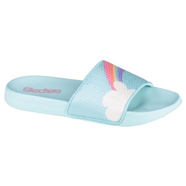 Skechers Sunny Slides-Dreamy Steps Jr 86994L-LBMT azul
