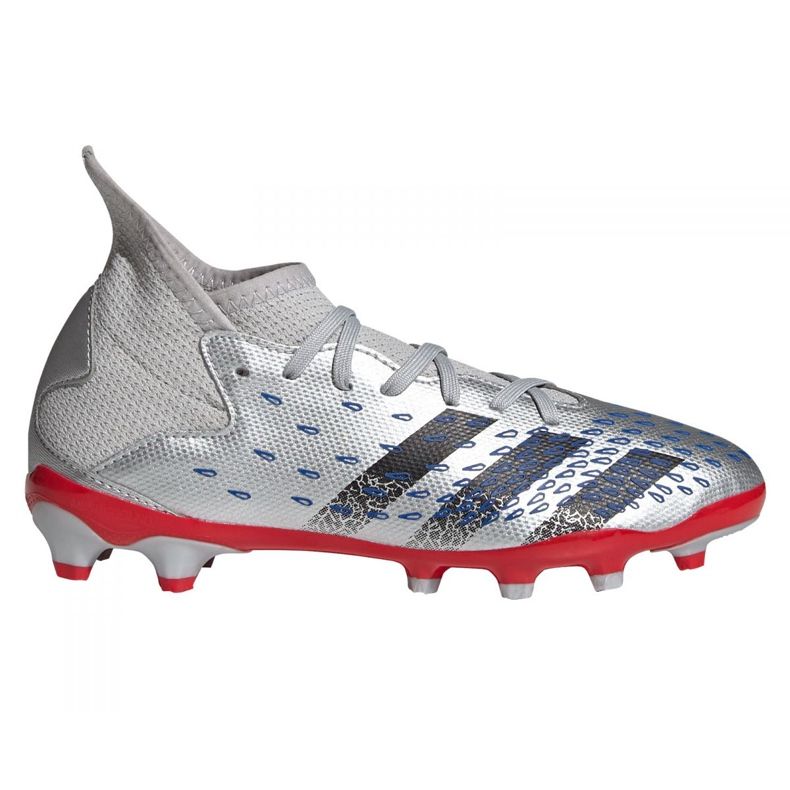 Chuteiras Adidas Predator Freak.3 Mg Jr FY7625 cinza prata