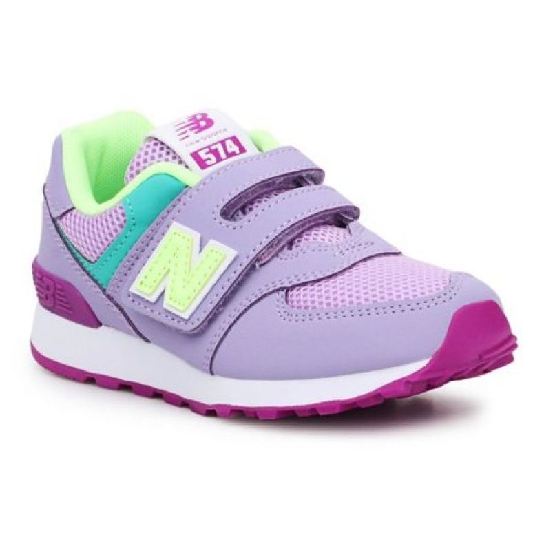 Tênis New Balance Jr PV574BVM rosa verde