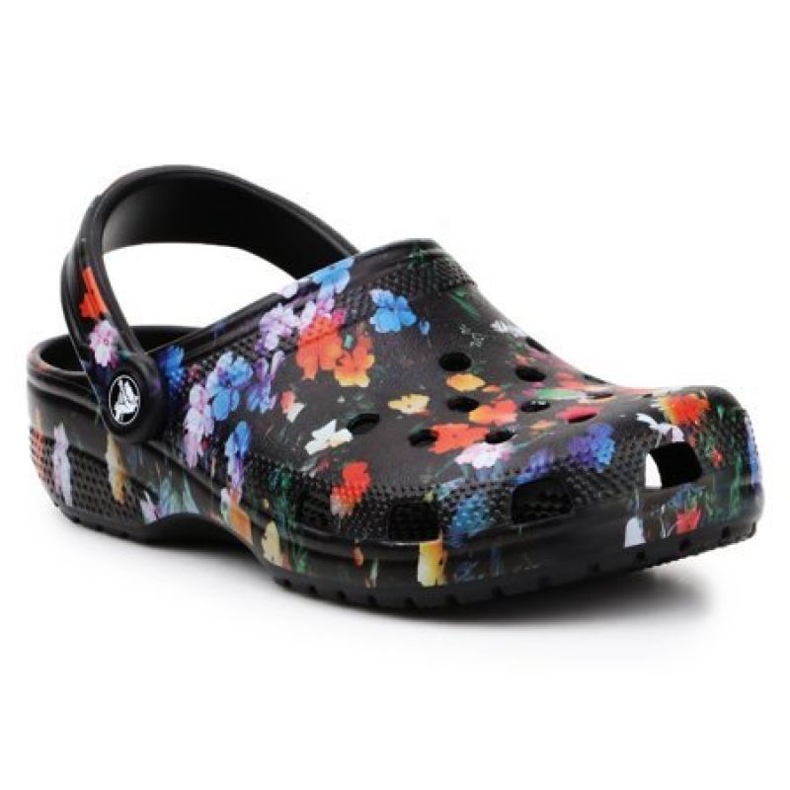 Crocs Classic Printed Floral W 206376-0C4 preto multicolorido