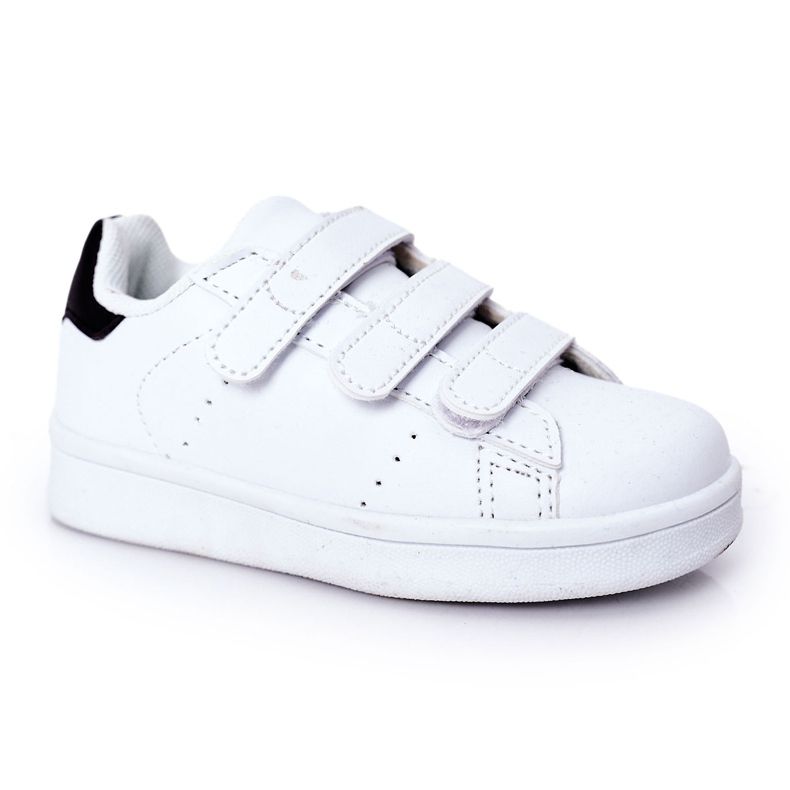 Tênis infantil californiano preto e branco com velcro
