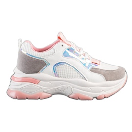 Tênis na plataforma FASHION multicolorido