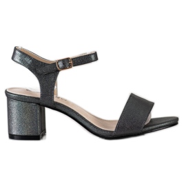 Goodin Sandálias confortáveis ​​em um bar prata