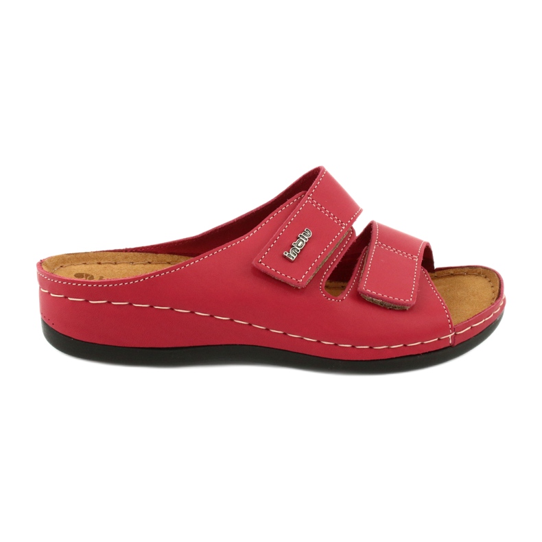 Sapatilhas femininas Inblu 158D105 vermelho