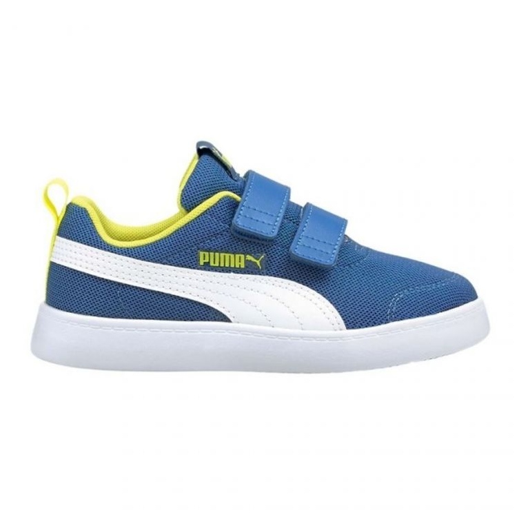Tênis Puma Courtflex v2 Mesh V 371758 07 azul Tênis Puma Courtflex v2 Mesh V 371758 07 azul