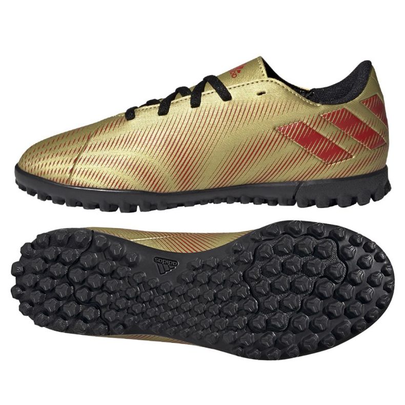 Sapatos adidas Nemeziz Messi .4 Tf Jr FY0812 dourado dourado
