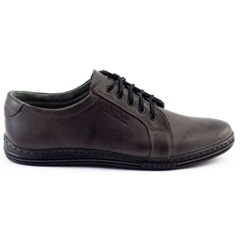 Polbut Sapatos masculinos 320 cinza