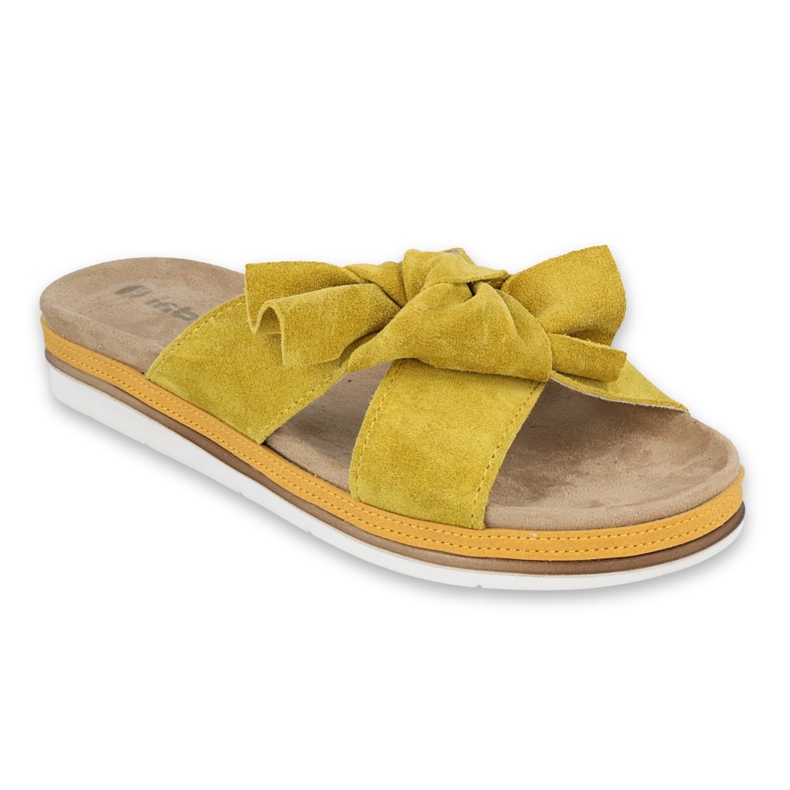 Sapatos femininos Inblu 158D153 amarelo