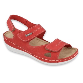 Sapatos femininos sandálias Inblu 158D157 vermelho Sapatos femininos sandálias Inblu 158D157 vermelho