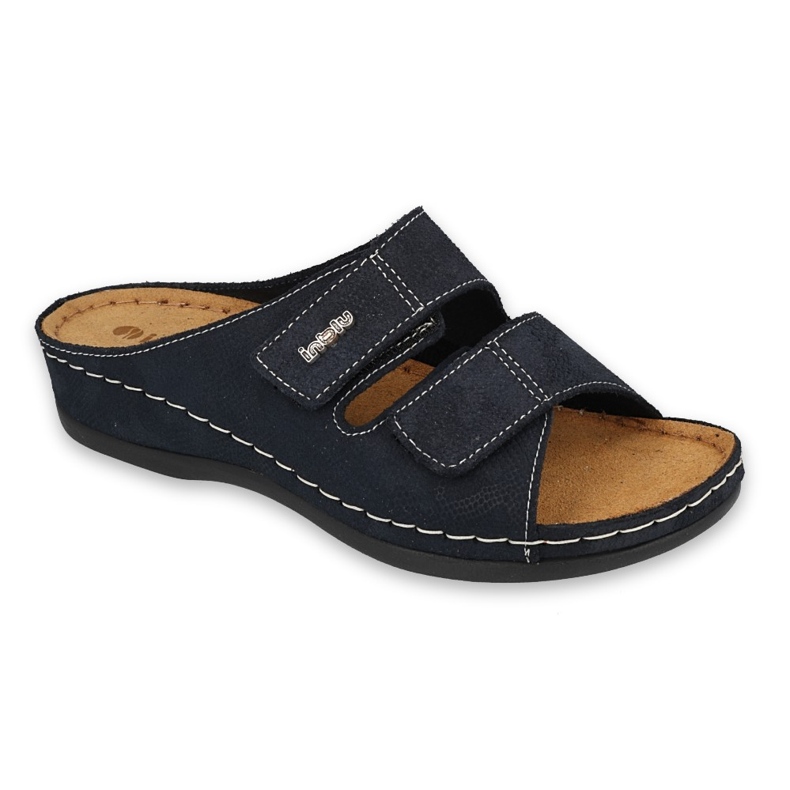Inblu Sapatos femininos de Blue Navy Blue, deblua 158d177 azul