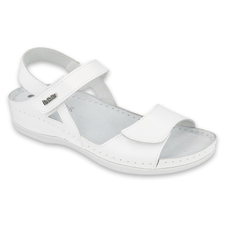 Sapatos femininos sandálias Inblu 158D163 branco
