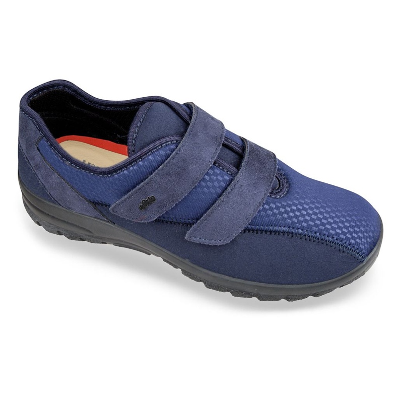 Sapatos femininos Befado 517D016 azul marinho azul