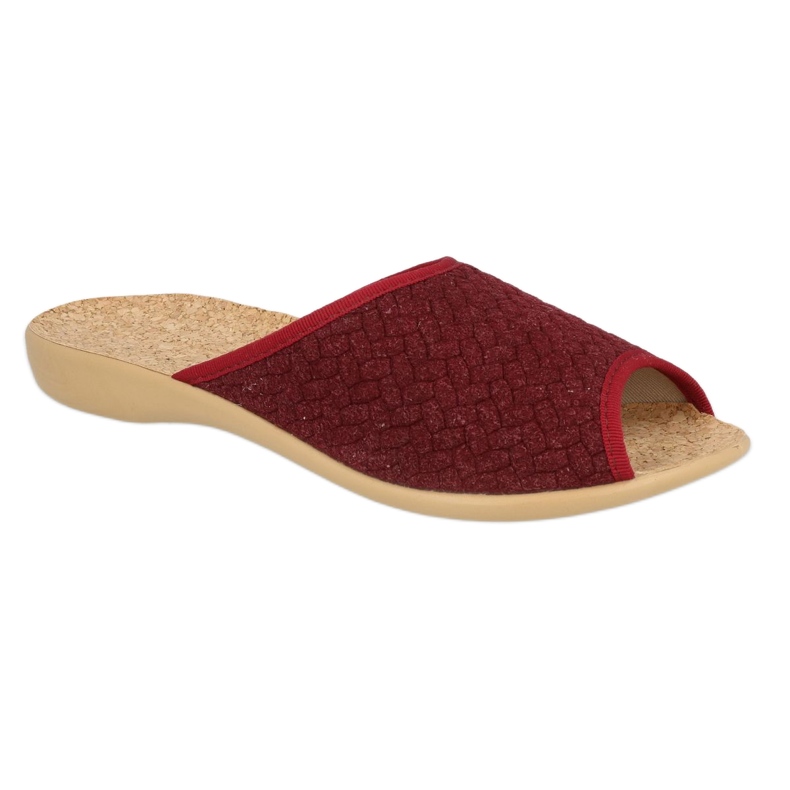 Sapatos femininos Befado pu 254D129 vermelho