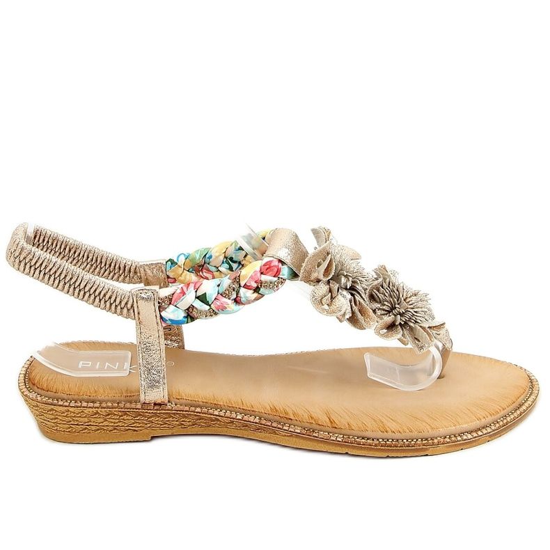 Chinelos dourados JN11-11 Gold