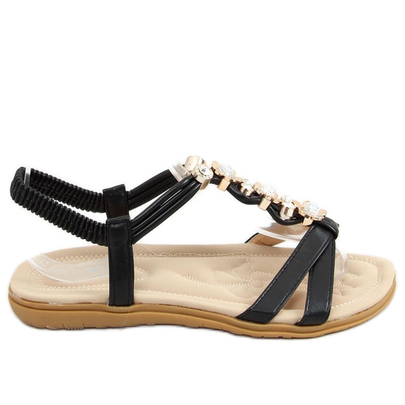 Sandálias femininas negras CT-153 Preto
