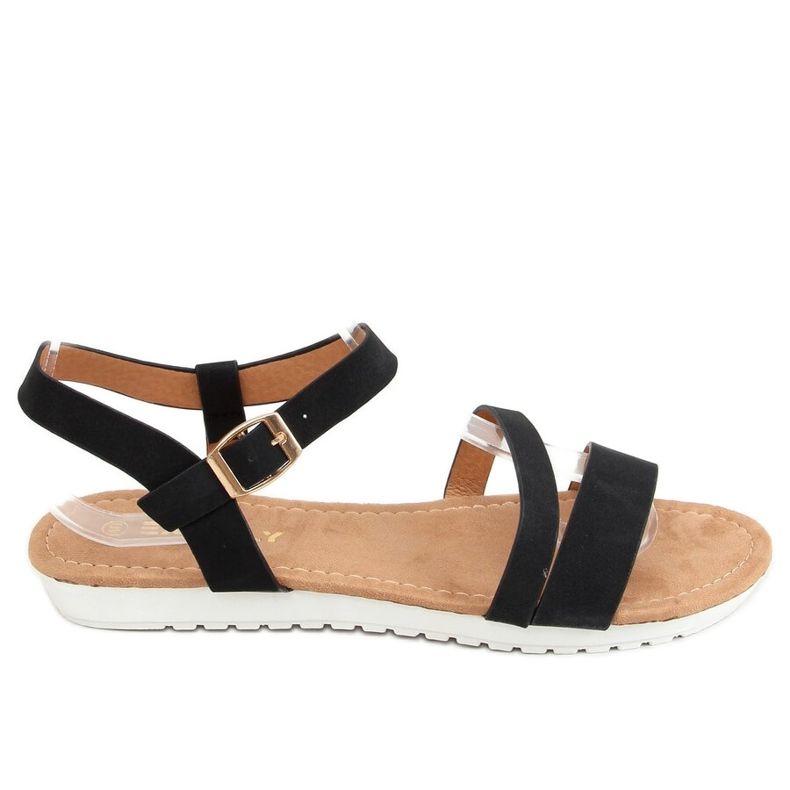 Sandálias femininas pretas X570 Preto