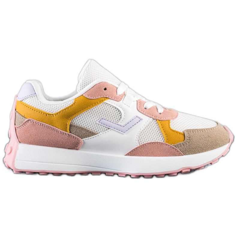 SHELOVET Tênis Coloridos branco multicolorido