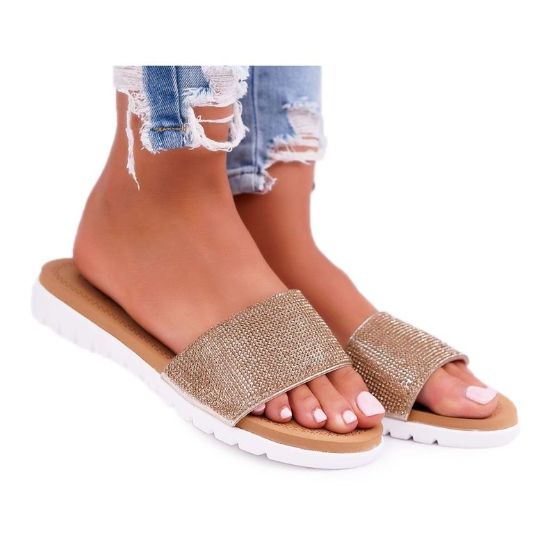 Lantejoulas de lantejoulas douradas femininas Lu Boo dourado