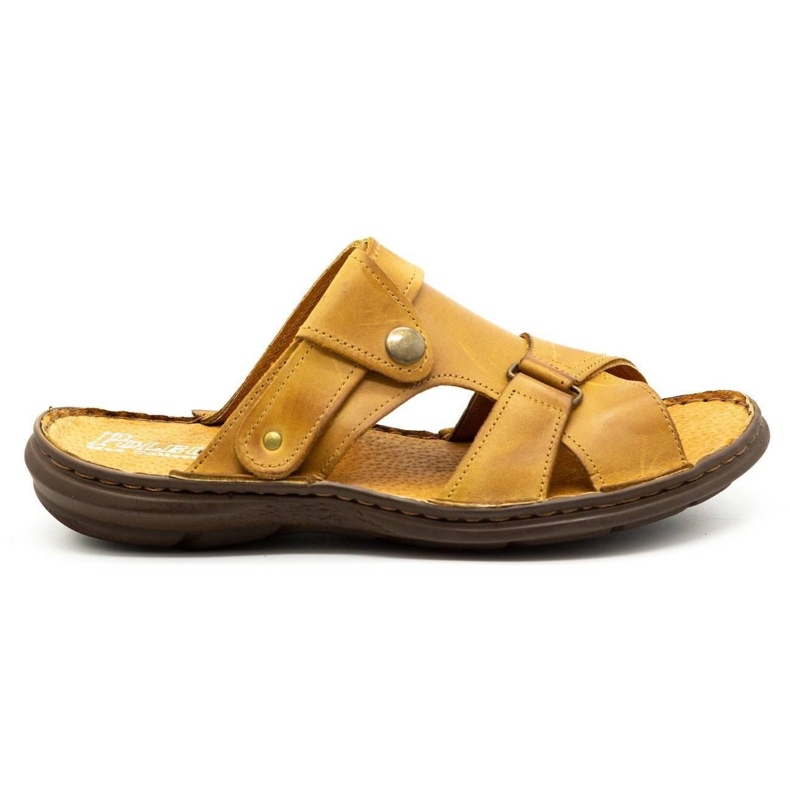 Polbut Chinelos masculinos 024 vermelhos laranja