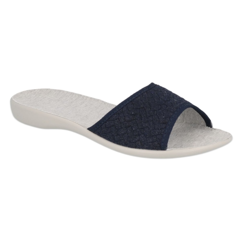 Sapatos femininos Befado pu 300D046 azul