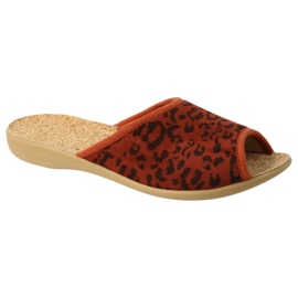 Sapatos femininos Befado pu 254D127 marrom