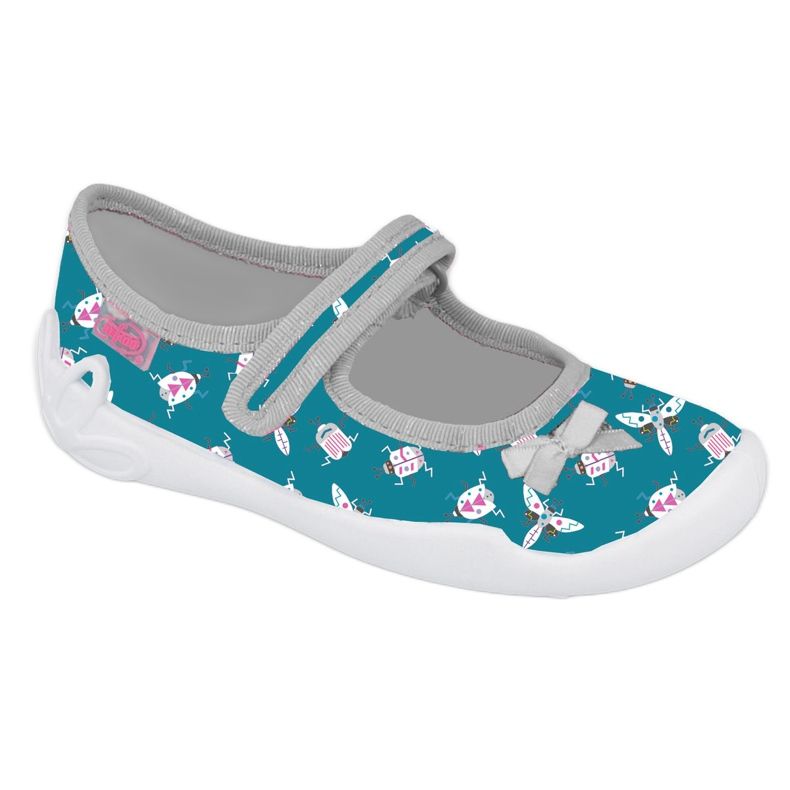 Calçados infantis Befado 114X446 cinza verde