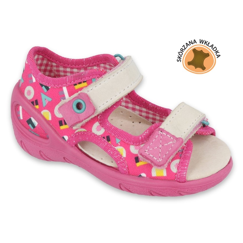 Sapatos infantis Befado pu 065X153 rosa