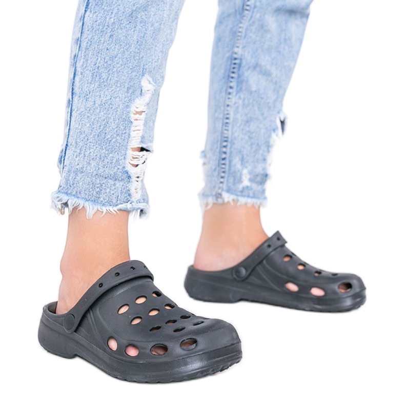 Chinelos Karolinos femininos negros preto