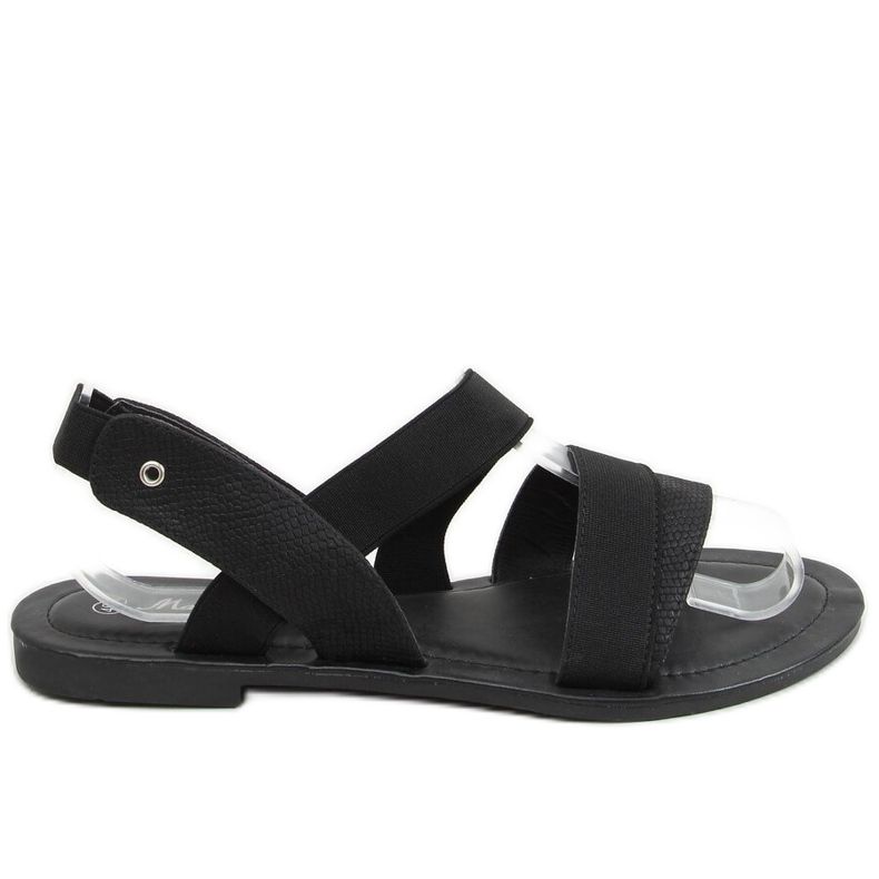 Sandálias pretas femininas S060115 pretas preto