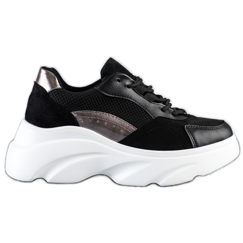 Seastar Tênis pretos na plataforma