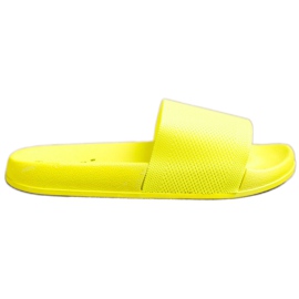 SHELOVET Chinelos neon amarelo