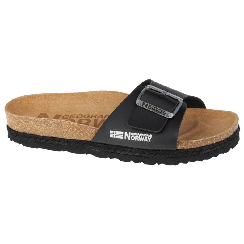 Geographical Norway Geográfica Noruega Sandalias Bios Pala Hebilla chinelos W GNW20419-01 preto