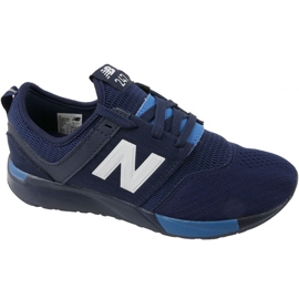 Sapatos New Balance Jr KL247C2G azul marinho branco azul-marinho