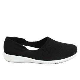 IC05 Black Sock Ballerinas preto