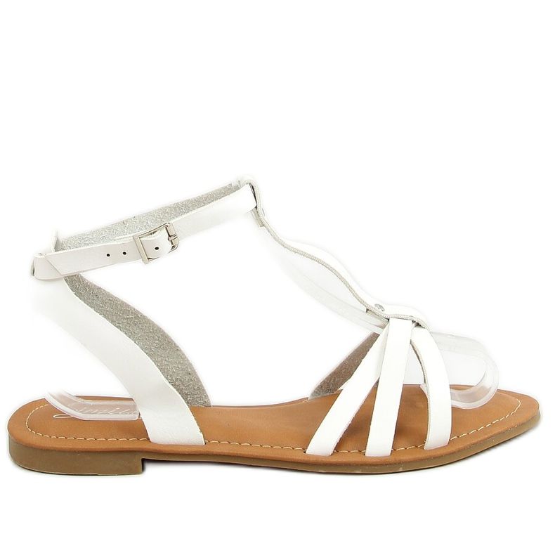 Sandálias femininas brancas Z5713 Branco