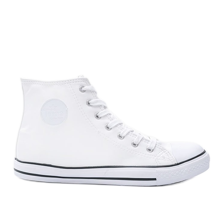 Tênis masculino de tornozelo branco Quatros