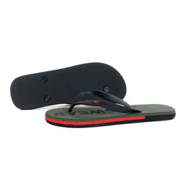 Chinelos 4F M H4L21-KLM006 Khaki preto verde Chinelos 4F M H4L21-KLM006 Khaki preto verde