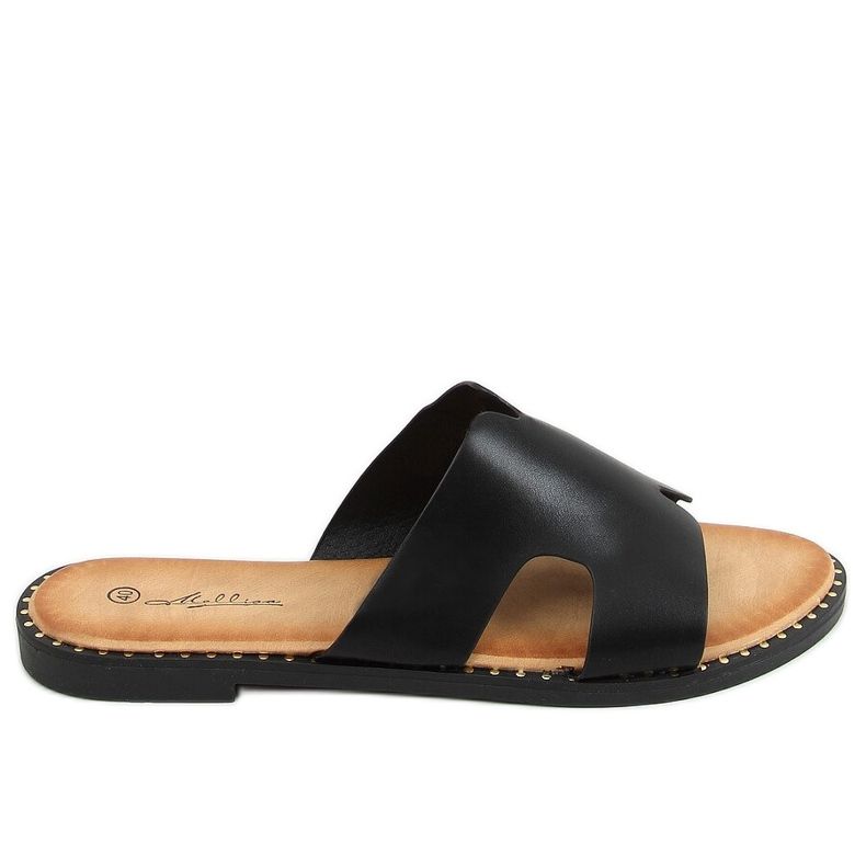 Chinelos femininos pretos SL1525 pretos