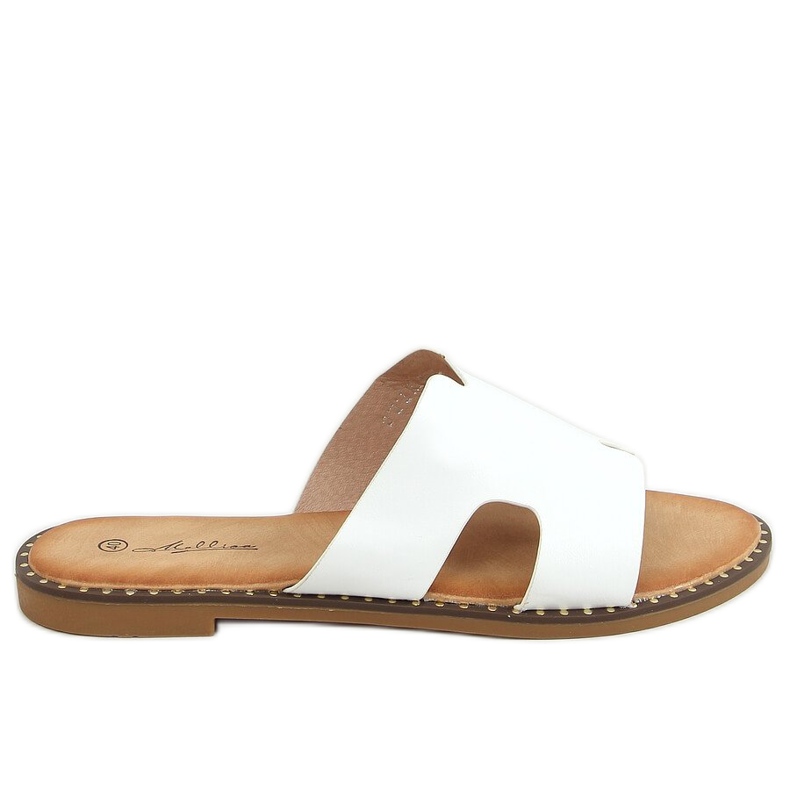 Chinelos femininos brancos SL1525 Branco