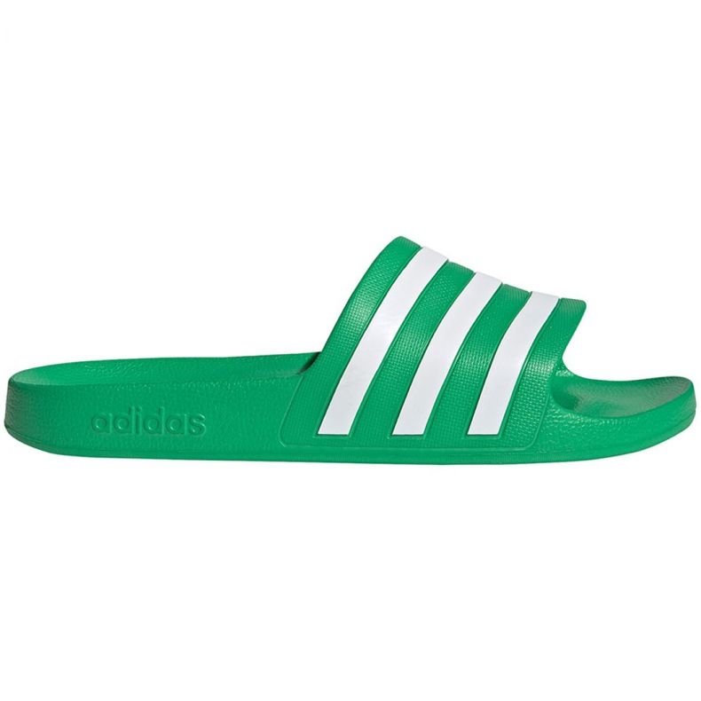 Chinelos Adidas Adilette Aqua verdes FY8048 branco